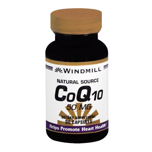 Windmill Co-Enzyme Q-10 50 Mg Dietary Supplement Capsules, 30 Ea